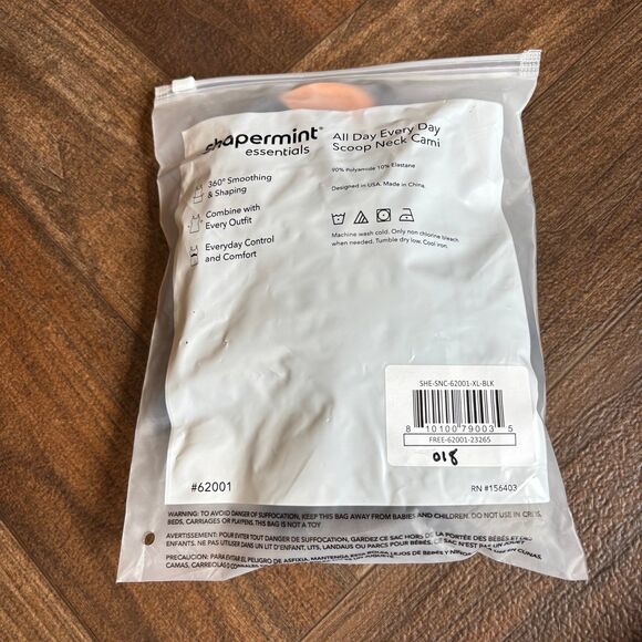 Shapermint Essentials All Day Every Day Scoop Neck Cami NWT 62001 - Picture 3 of 9